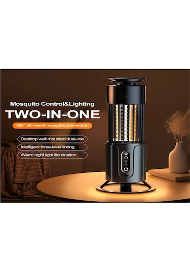 Symbee Taşınabilir Usb Şarjlı Uv Işıklı Elektrikli Sivrisinek Öldürücü Lamba