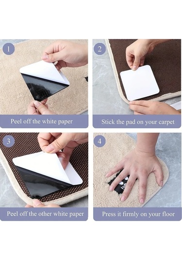 Fochsia 12 Çift Çift Taraflı Halı Sabitleme Bandı Kenar Korumalı Yüksek Yapışkan