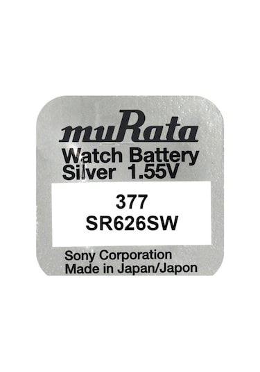 Murata Sr626sw 377 1 Adet Japon Kol Saati Pili