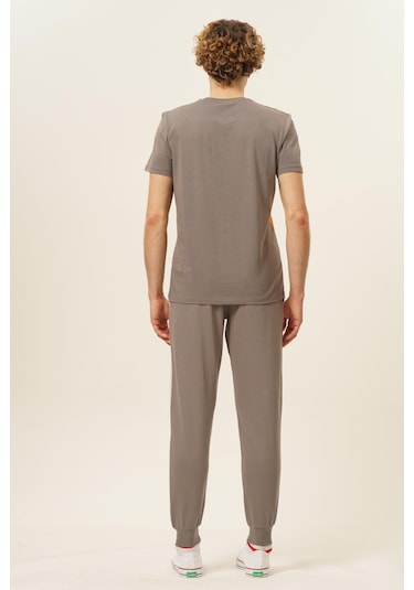 Benetton Bnt-m20452-23y Erkek T-shirt BNT-M20452-R1840 Turuncu