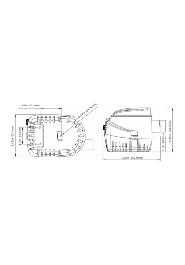 Seaflo Otomatik Sintine Pompası 1100 GPH 12V
