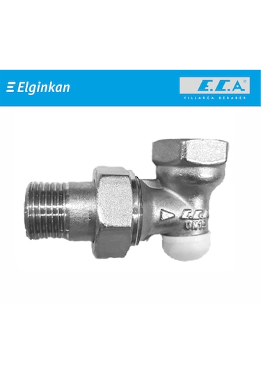 Eca Radyatör Geri Dönüş Valfi Köşe 1/2"