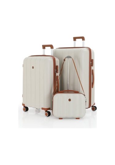 Mçs Polipropilen 3lü Valiz Seti Büyük & Orta & Makyaj V305 S21yy1000078-set 11139 3'lü Set Çok Renkli