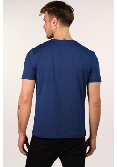 Arma Erkek Büyük Beden Bisiklet Yaka Tişört Y22374868101 İndigo