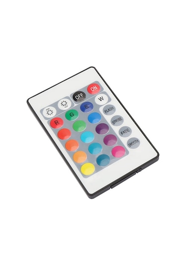 Springsun 5v Usb Rgb Led Işık Şeridi Kontrolcü, 24 Tuşlu Infrared Kumanda, Parlaklık Ayarlaması Ve Dinamik Efektler, 0.5m Kablolu, 150mah Batarya Diğer