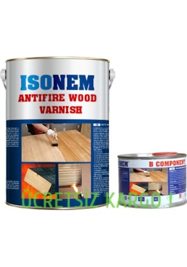 Isonem Antifıre Wood Varnısh (Yangın Vernik )- 1,5...