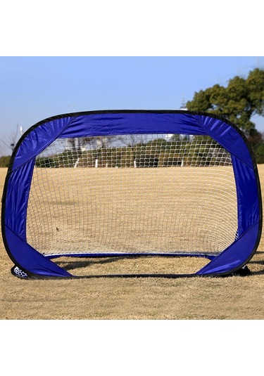Homyl Çocuklar Taşınabilir Futbol Gol Mini Kapısı Açık Mavi