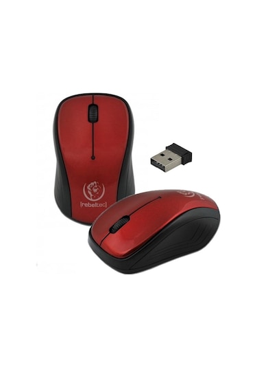 Kablosuz Fare Rebeltec Comet - Kırmızı