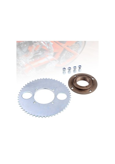 Suntek Mini Cep Scooter Parçası Için Dişsiz Volan Ve Arka 54t Zincir Dişlisi İle