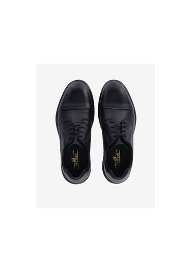 Erkek Siyah Hakiki Deri Oxford Ayakkabı 5k1ra14320 Siyah