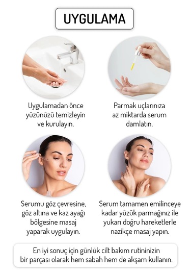 Nanoderma Yaşlanma Karşıtı Serum Göz Çevresi Göz Altı Serumu Kırı