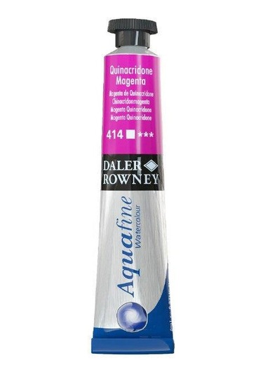Daler Rowney Aquafine Tüp Suluboya 8ml QUINACRIDONE MAGENTA 414