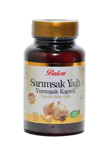 Balen Sarımsak Yağı 100 Yumuşak Kapsül Softgel