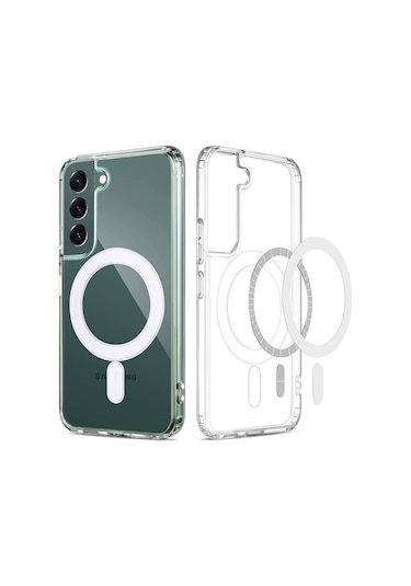 Teknomoda Samsung Galaxy S22 Kilif Magsafe Uyumlu Manyetik Seffaf Kapak 563272858