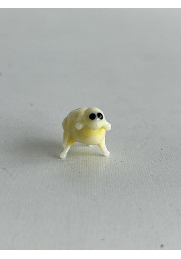 El Yapımı Mini Murano Cam Koyun Biblo A91-01