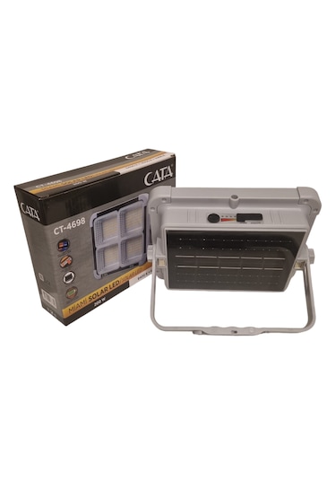 Cata CT-4698 200 W Taşınabilir Powerbank Özellikli Solar LED Projektör