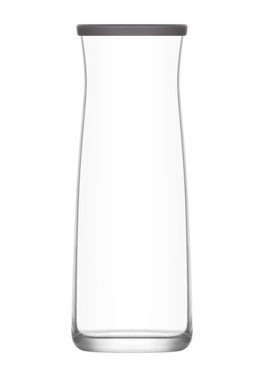 LAV Vera Cam Karaf Tekli 1,2 L Gri Silikon Kapaklı  (Sürahi )