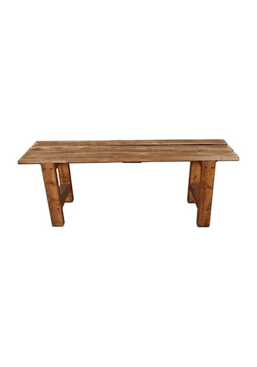 Weblonya Ahşap Bank Bench Mutfak Sandalyesi 51992