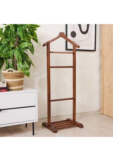 Just Home Tek Tepeli Dilsiz Uşak - Ceviz - 120 Cm Ceviz