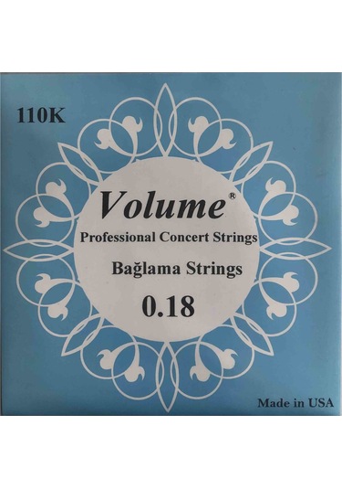 Volume 110K 0.18 Kısa Sap Bağlama Teli - Saz Teli