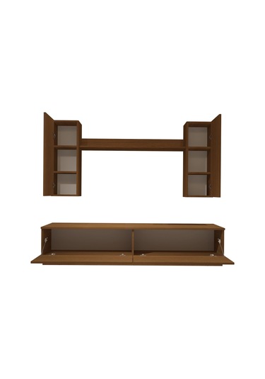 Decoraktiv Eko 5db Mdf Std Tv Ünitesi Tv Sehpası Ceviz