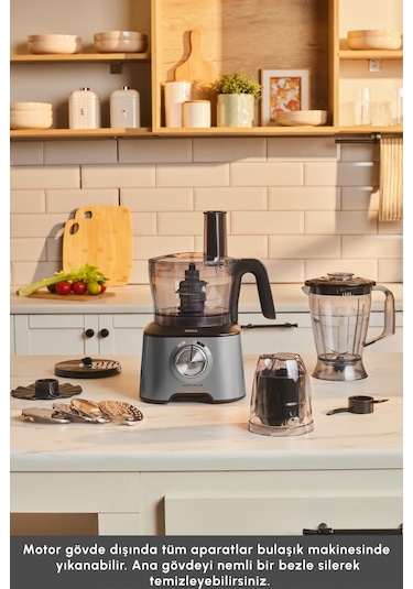 Karaca Mastermaid Power 10 in1 2000 W Mutfak Robotu