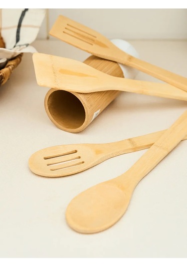 Topichome Bambudan Yapılmış Mutfak Aksesuarları Seti 244635525 Aromatik