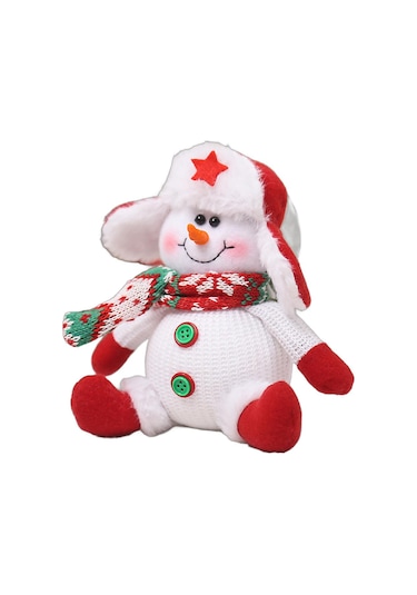 Suofeng Noel Kardanesi Dekoratif Askı Oyuncak, Kumaş Ve Pp Pamuk Malzeme, 16x16cm Boyutunda, 35g Ağırlıkta Noel Süs Eşyası