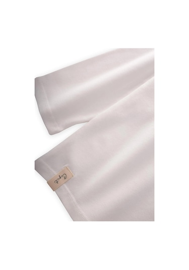 Mevsimlik Basic T-shırt 8-14 Yaş Kırık Beyaz Kırık Beyaz