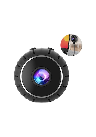 Geeksen Ev Güvenliği Mini Kamera, Hareket Algılama Ve Ir Gece Görüşü, Kablosuz Bataryalı, Hd Video Kayıt, Bebek/pet İzleyici