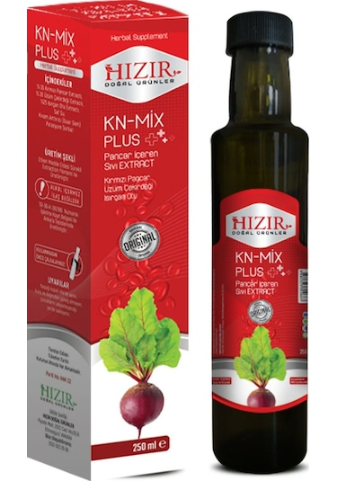 Hizir Kn-Mix Plus 250Ml. Kirmizi Pancar Üzüm Çekirdeği Ekstraktı
