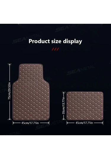 Liangmei Araba Paspas Tam Set Evrensel Kaymaz Oto Halı Su