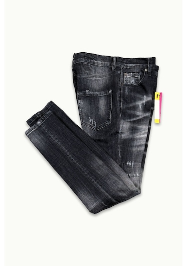 Barmore Black Wash Erkek Denim Jean Siyah