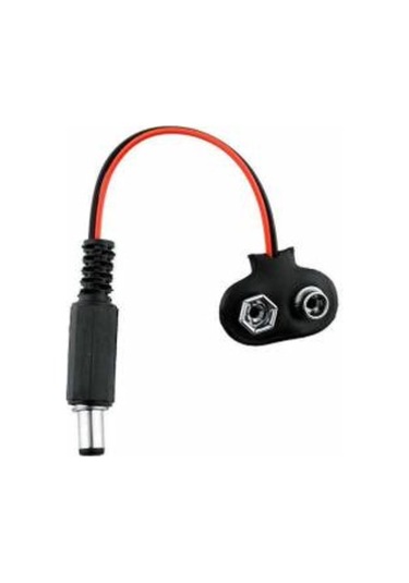 9V Pil Başlığı Jaklı Arduino 9V Pil Başlık