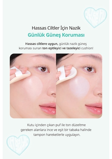 Peripera Filter Fit Milk Tone Up Cushion 02 Minty Milk