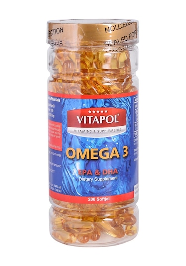 Vitapol Omega 3 Balik Yağı 2 Kutu 400 Softgel