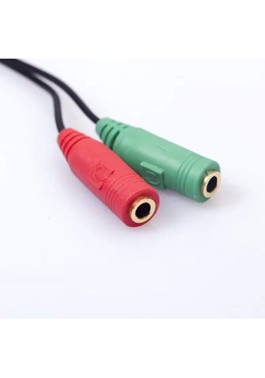 3.5 Mm Stereo Kulaklık 3 Çizgili + Hoparlör Çoklayıcı Kablo
