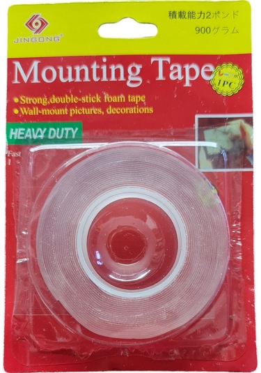 Şeffaf Çift Taraflı Bant,çift Taraflı Yapışkan Bant Şeffaf 19mm X 4m 4 Metre