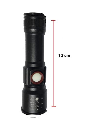 Panther Pt-4060 Usb Şarjlı 1000 Lümen Siyah