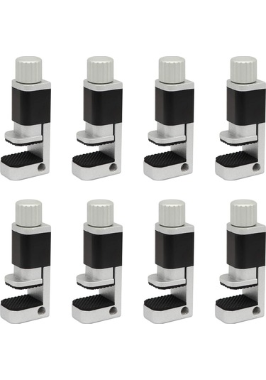 Leezsing 8 Adet Telefon Ekran Tamiri İçin Ayarlanabilir Metal Klip, Yumuşak Paspaslı Ekran Sabitleyici Aracı