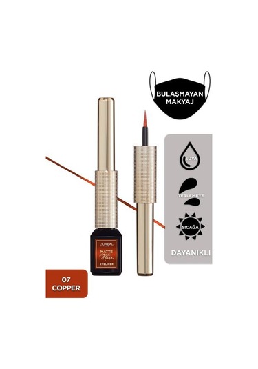 L'Oréal Paris Matte Signature Eyeliner 07 Copper - Turuncu