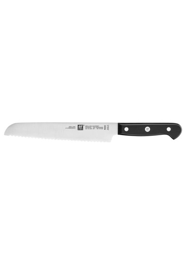 Zwilling Gourmet Dalgalı Kenar Ekmek Bıçağı 20 CM Siyah