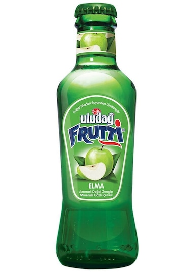 Uludağ Frutti Elma Aromalı Maden Suyu 200 Ml X 24 Adet