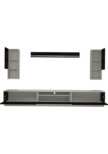 Decoraktiv Trendstyle 270da Mdf Tv Ünitesi Tv Sehpası Beyaz - Siyah