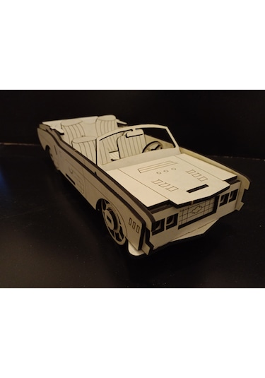 TLR hobi 3d Chevrolet Impala Ahşap Araba Maketi