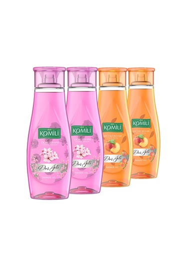 Komili Çiçek Terapisi + Şeftali Rüyası Duş Jeli 4 x 500 ML
