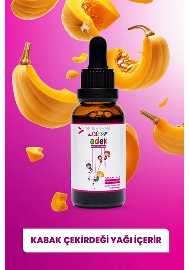 More Than Adek Kids Multivitamin Damla 2 x 30 ML