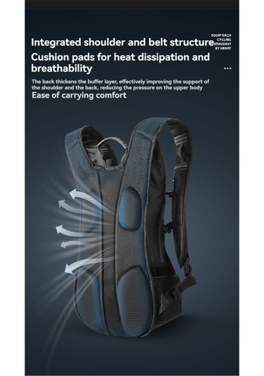 Jeehugo 16l Outdoor Bisiklet Ve Yürüyüş Sirt Çantasi, Oxford Kumaş, Hafif, 470g, Farkli Renkler Siyah-yesil Yeşil