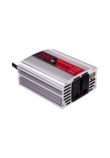 Suvpr Dy-8103 200w Dc 12v - Ac Araç Güç Çevirici 500ma Usb Bağlantı Noktası Ve Evrensel Güç Soketi