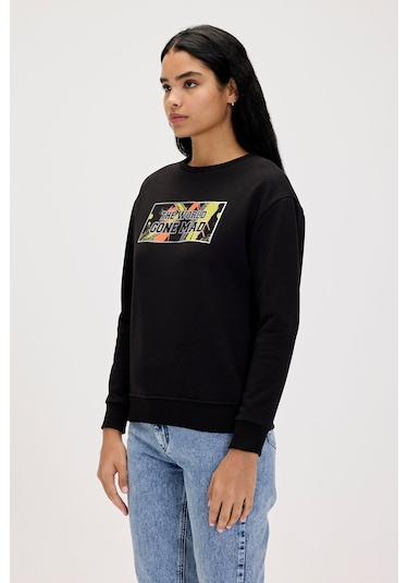 Bad Bear Re-carina Siyah Kadın Sweatshirt-nıght Siyah